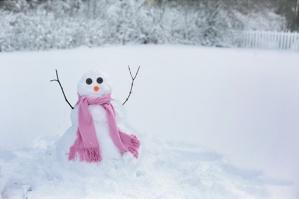 Christmas Vocabulary EFL Lesson - snow woman