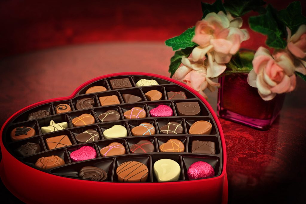 Valentine's Day EFL Lesson - heart shaped chocolates