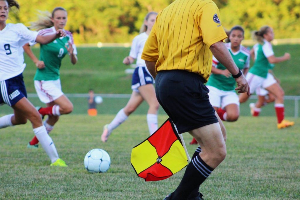 Football Vocabulary - football match linesman