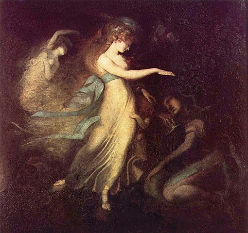 Painting 'Prince Arthur and the Faerie Queen' - Henry Fuseli, c. 1788