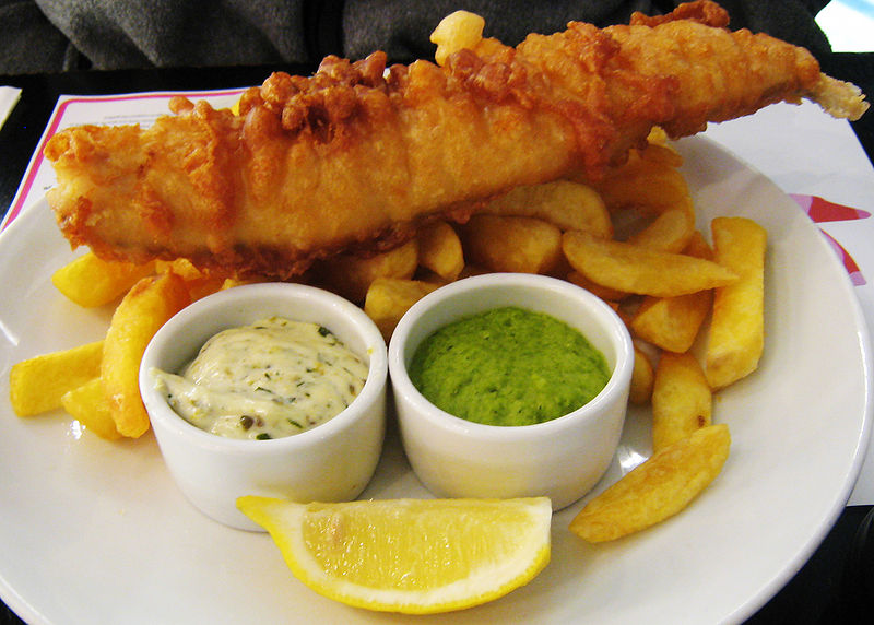 Food and drink vocabulary - fish and chips